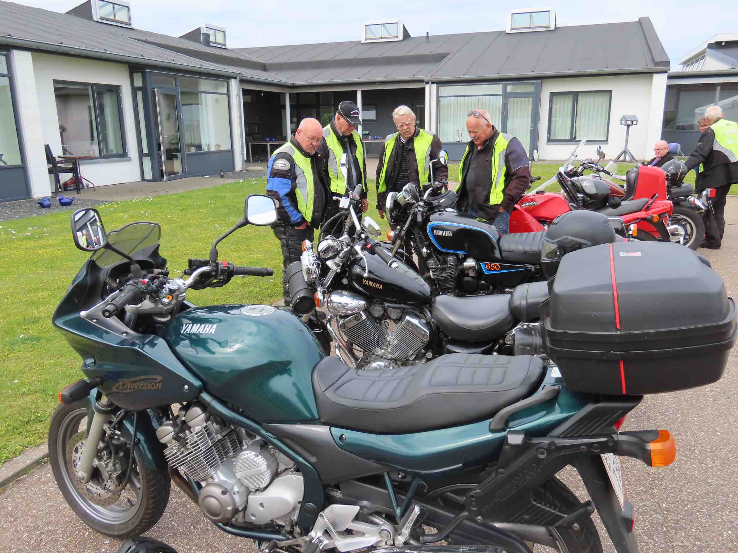 Motorcykelræs på Klitrosen