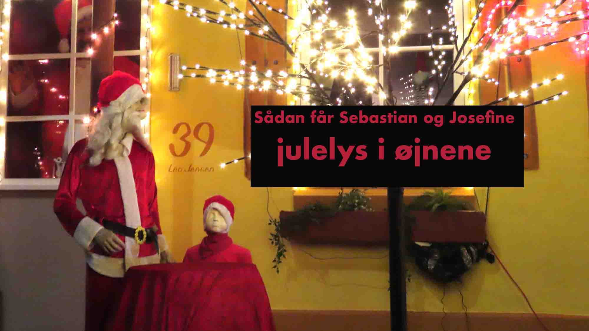 Sådan får Sebastian og Josefine julelys i øjnene