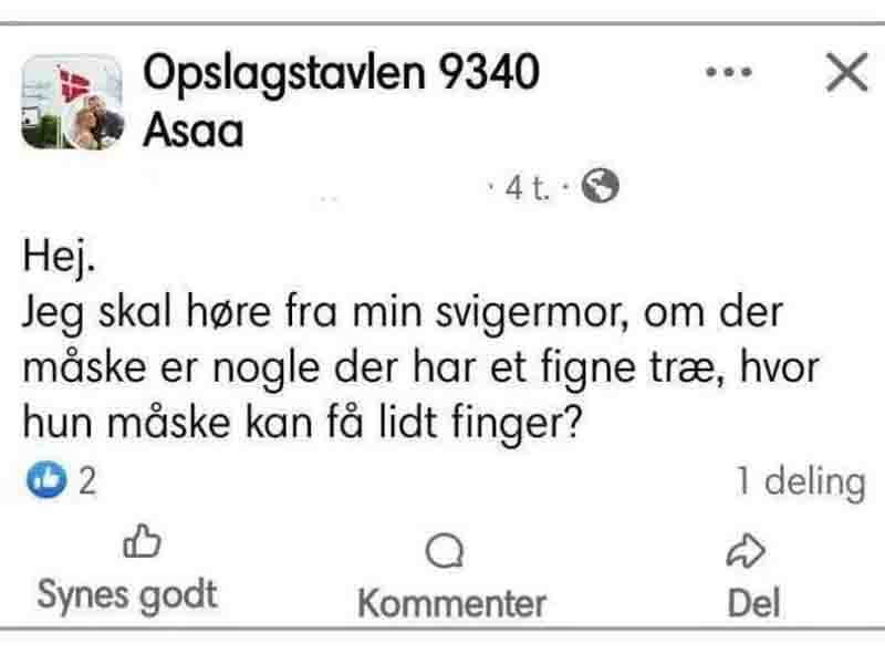 Svigermors finger