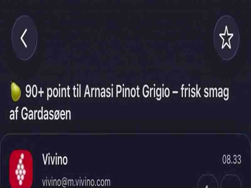 Smag af vin?